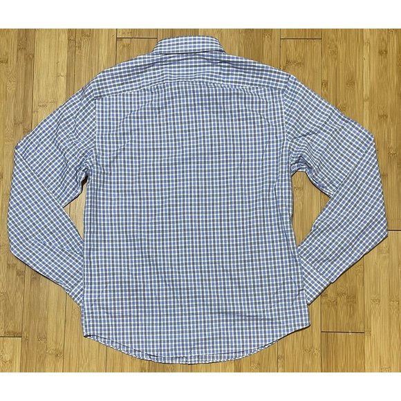 NWT UNTUCKit Durif • Wrinkle Free | Button Up • Blue Check | Men's Small - Slim - Picture 3 of 6